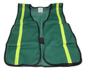 Green Safety Vest with 3/4" Reflective Striping