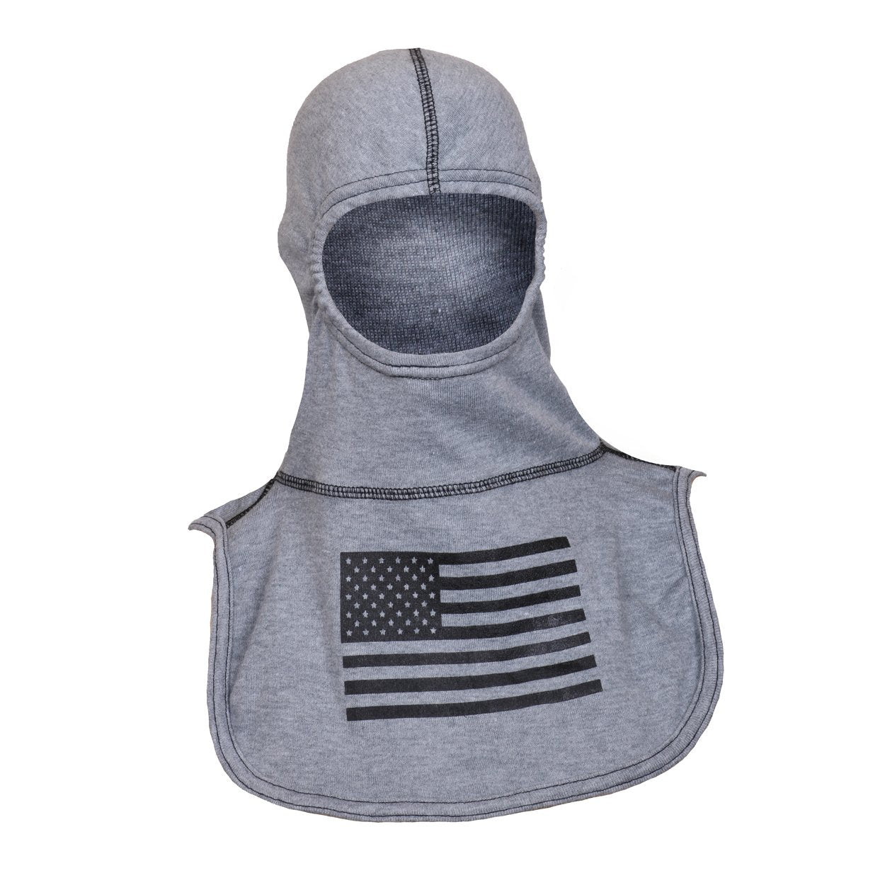 Majestic Apparel Fire Ink American Flag Hood