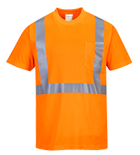 Portwest Hi-Vis Pocket T-Shirt