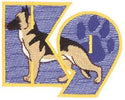 K-9 Logo Embroidery