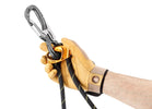 Petzl EASHOOK OPEN snap-hook with gated captive eye for direct lanyard connection