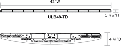 Star Phantom® Lineum X™ Dual Color Level Traffic Directors ULB48-TD