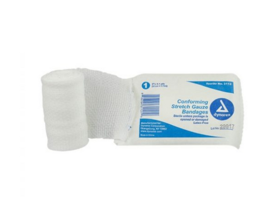 Dynarex Conforming Stretch Gauze Bandages