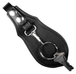 Boston Leather Key Holder w/ Protective Flap