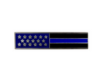 Hero's Pride Thin Blue Line U.S. Flag Lapel Pin