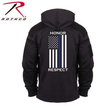 Rothco Honor and Respect Thin Blue Line Concealed Carry Hoodie