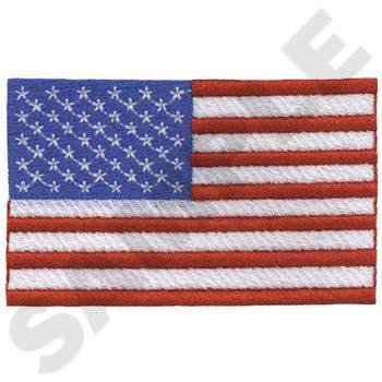 USA Flag Embroidery