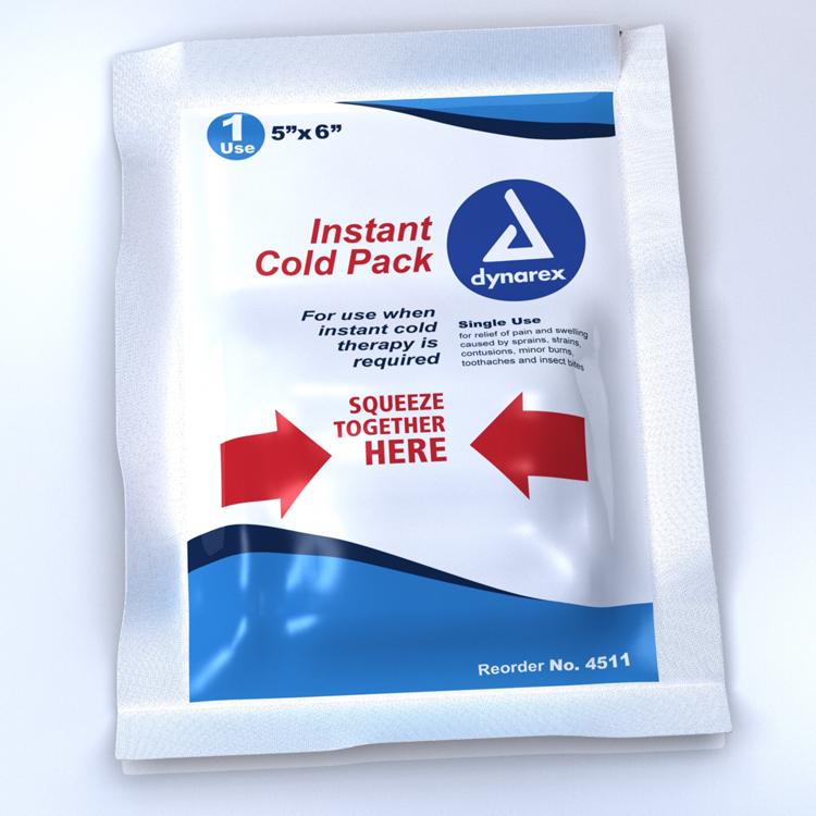 Instant Disposable Cold Packs Junior Size 24 Pack