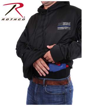 Rothco Thin Blue Line Concealed Carry Hoodie