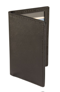 Boston Leather ID Case with 2 Oversized ID Windows