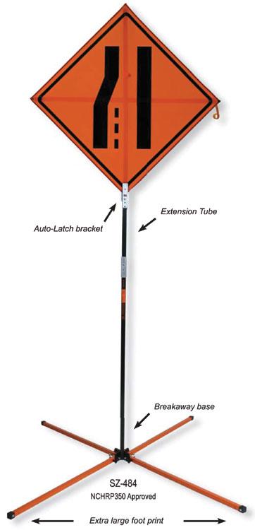 Springless Extended Use Tall Sign Stand