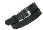 Boston Leather 1-1/4" Off Duty Leather Belt without Embossing Lines