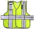 V12-P Premium High Contrast Vest 5-Point Break-Away Vest with 4" Striping