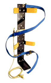 SCBA Bracket Assembled with NFPA Compliant Strap; One Size Fits All