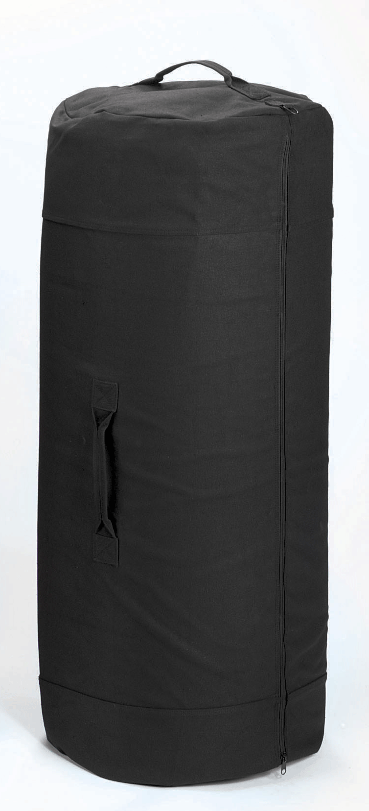 Canvas duffle bag with zipper shop