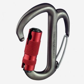 Petzl FREINO carabiner, auto-locking with friction spur