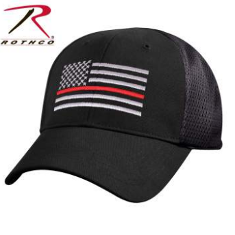 Rothco Mesh Back Thin Red Line Tactical Cap