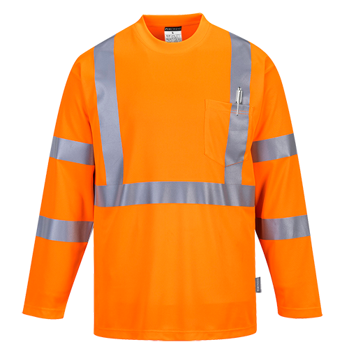 Portwest Hi-Vis Pocket T-Shirt