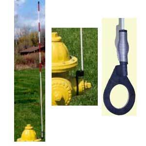 60" Side Mount Fire Hydrant Marker with spring