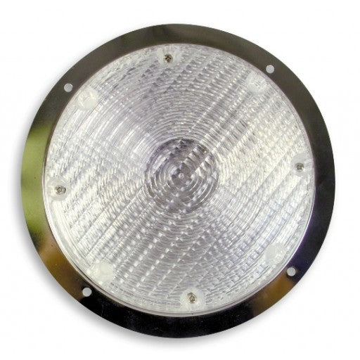 Case of 32 Weldon Dome - Hal, GH9 Bulb, SF, Clear, Stainless Steel, Rec. Mt.