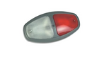 Weldon Red/Clear Interior Lamp, Push Lens
