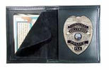 Boston Leather Book Style Badge Case