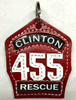 Custom Firefighter Key Chain Helmet Shield