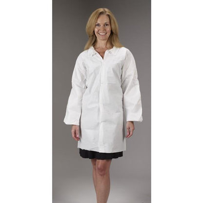 MicroMax NS Lab Coat No Pockets 30/Case