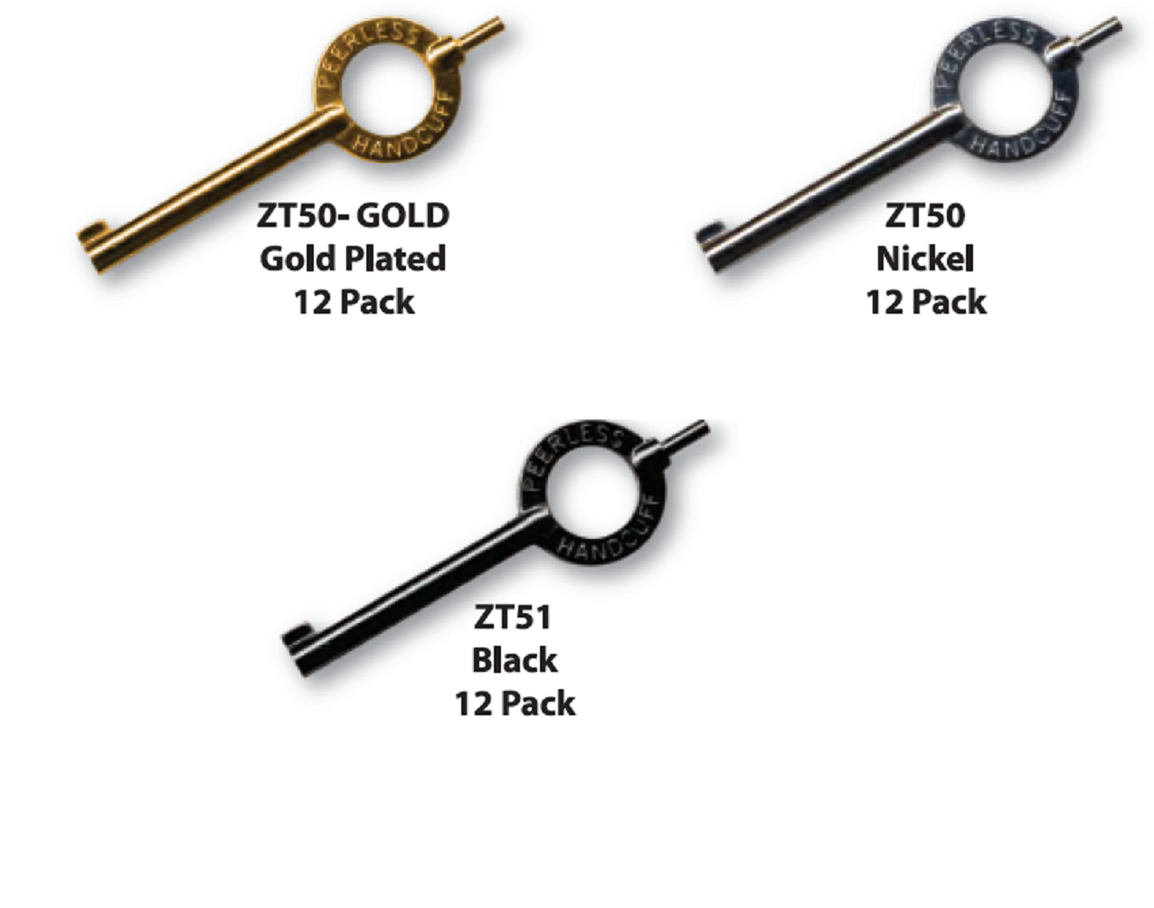 Handcuff Key Variety Pack