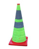 Ez-Stor Collapsible Road Cones in Lime
