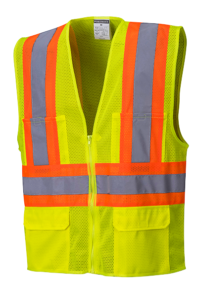 Portwest Tulsa Contrast Hi-Vis Vest
