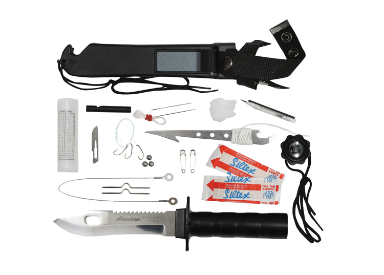 Deluxe Adventurer Survival Kit Knife