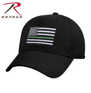 Rothco Thin Green Line Flag Low Pro Cap