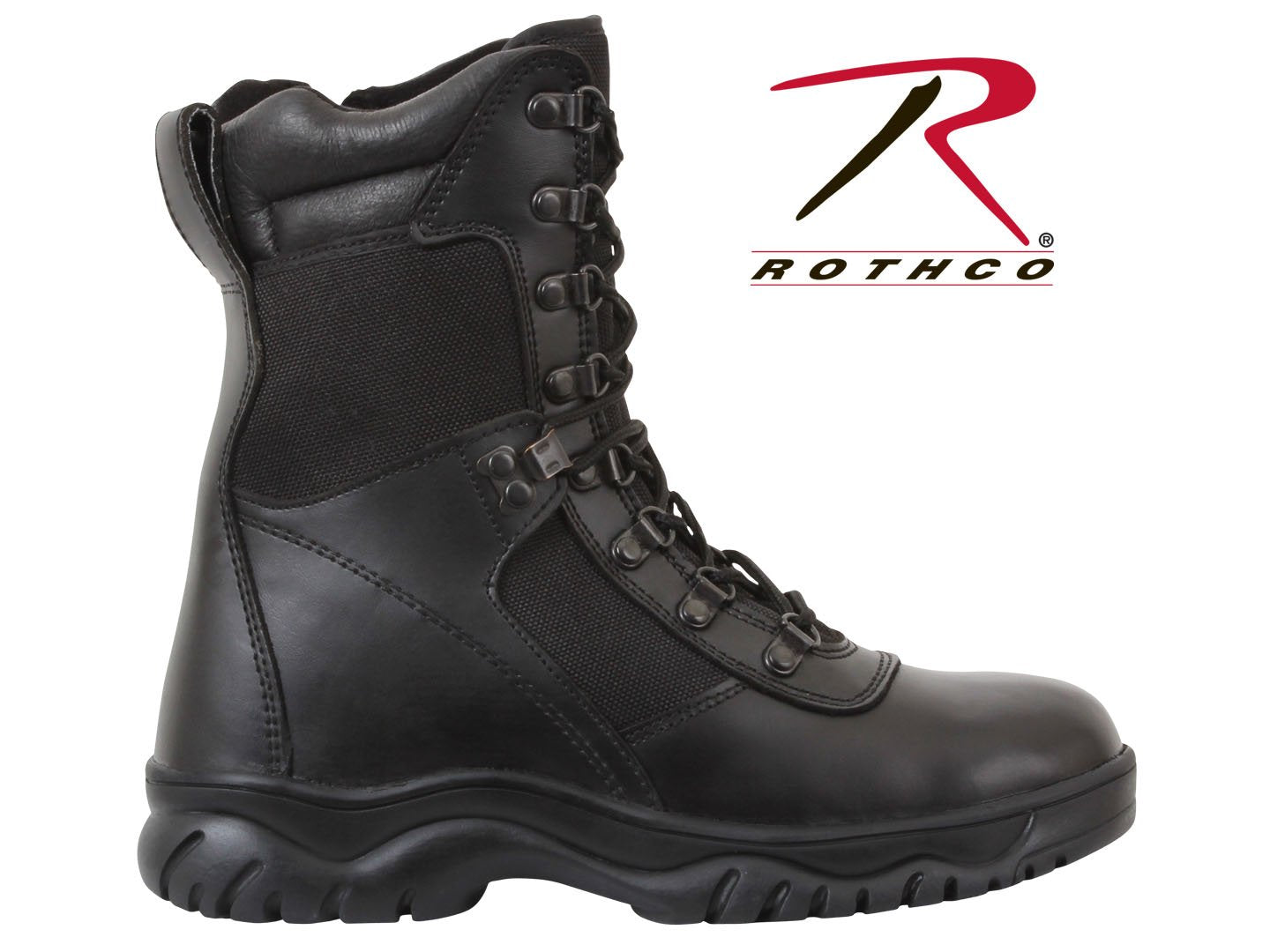 Rothco Forced Entry 8" Tactical Boot With Side Zipper