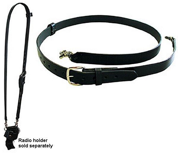 Boston Leather Firefighter's Radio Strap