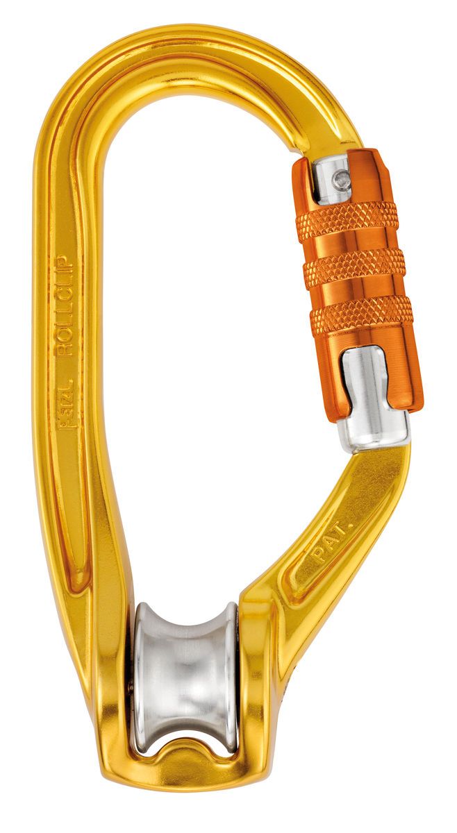 Petzl ROLLCLIP H-frame pulley carabiner