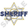 Sheriff Badge Embriodery