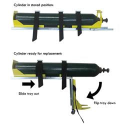 QUIC-RELEASE Slide Assembly with Hinge