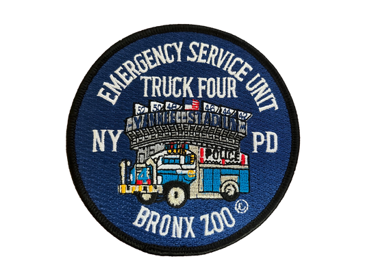 Emergency Service Unit NYPD Truck Four Bronx Zoo Patch