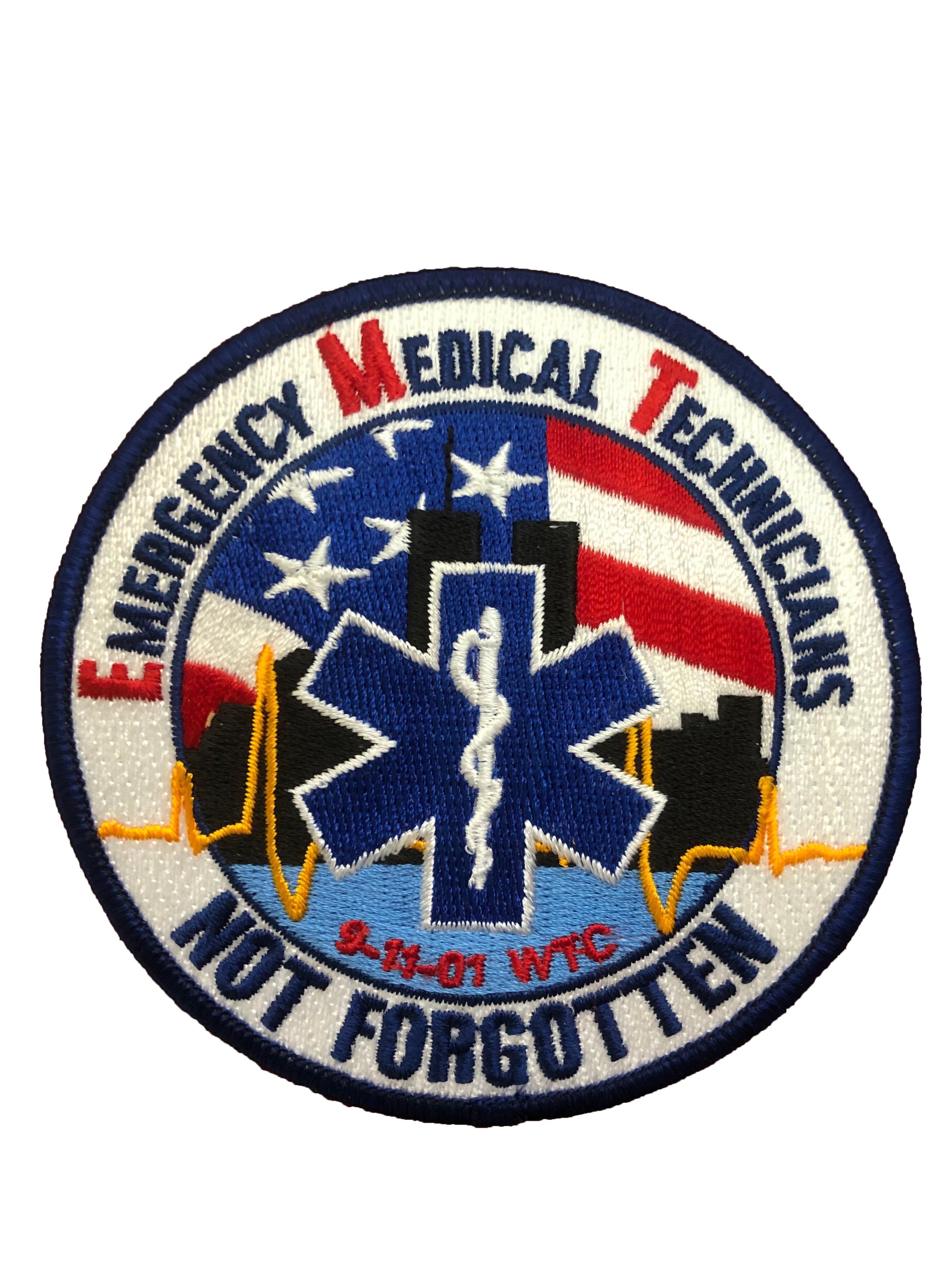 Emergency Medical Technician (EMT) Round Patch