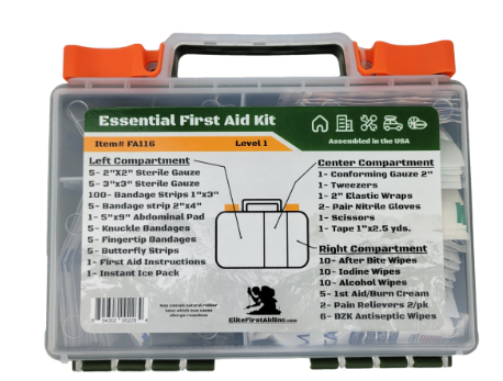 Essential First Aid Kit – Level 1 – EMERGENCY RESPONDER PRODUCTS, LLC