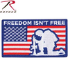 Rothco Freedom Isn't Free Patch With Hook Back