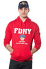 Official FDNY Hoodie Red Sweatshirt