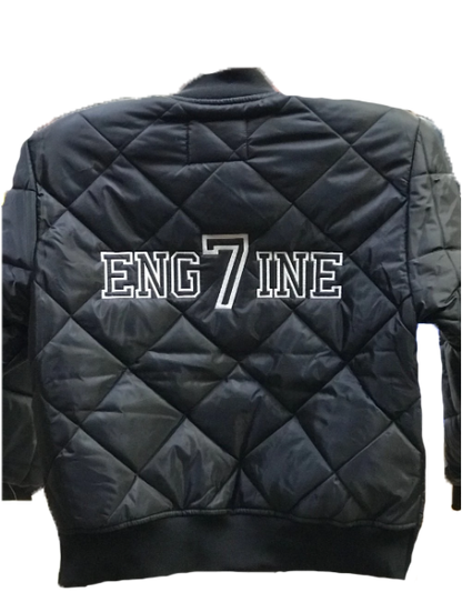 Deluxe Embroidery Package for Game Sportswear: "The Bravest" Diamond Quilt Jacket