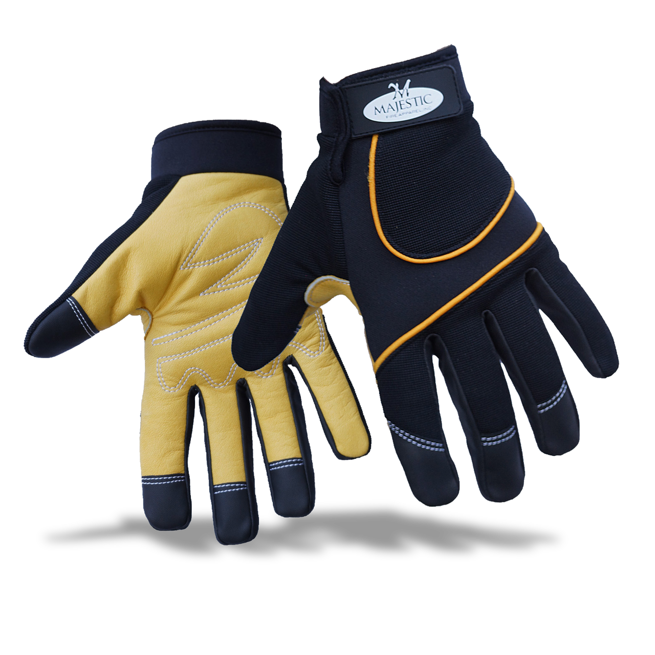 Majestic Leather Palm Mechanics Glove - Emergency Responder Products