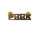 Pair of PBBK Collar Brass