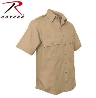 Rothco Short Sleeve Uniform Shirt for Law Enforcement & Security Professionals