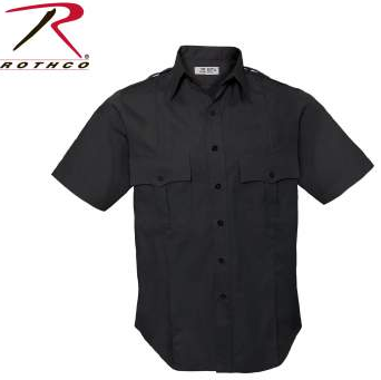 Rothco Short Sleeve Uniform Shirt for Law Enforcement & Security Professionals