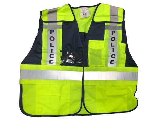 Safety Vest Class 2 Navy Police Vest