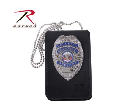 ROTHCO UNIVERSAL LEATHER BADGE & ID HOLDER